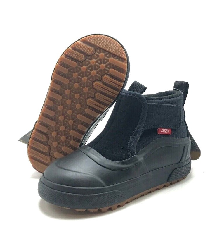 *NEW* Toddler VANS SLIP-ON HI TERRAI (TD) BLACK (VN0A5HZ4BKA) SZ 6.0C - 10.0C