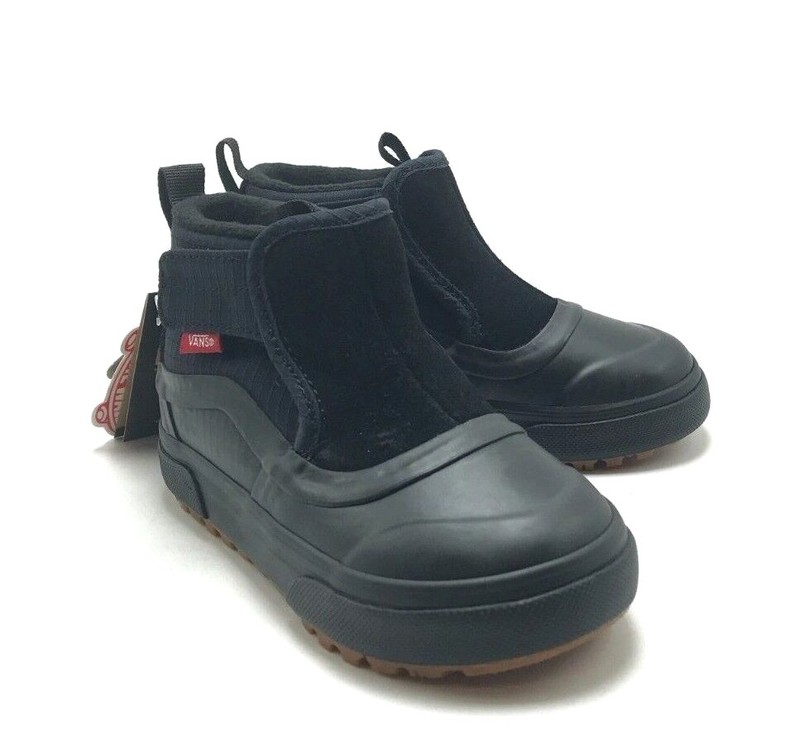 *NEW* Toddler VANS SLIP-ON HI TERRAI (TD) BLACK (VN0A5HZ4BKA) SZ 6.0C - 10.0C