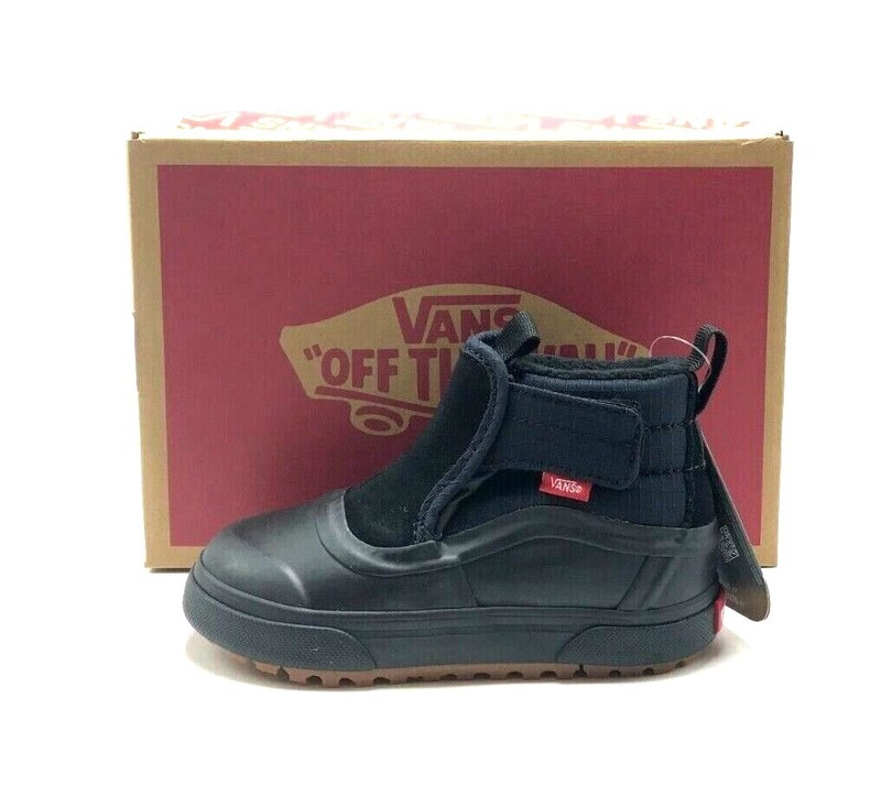 *NEW* Toddler VANS SLIP-ON HI TERRAI (TD) BLACK (VN0A5HZ4BKA) SZ 6.0C - 10.0C