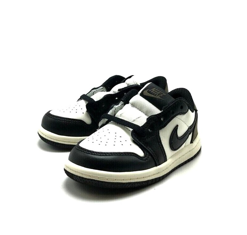 *NEW* TODDLERS BABY NIKE AIR JORDAN 1 RETRO LOW(TD) SAIL/DARK MOCHA (FQ5435 102)