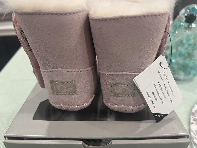 NEW UGG CADEN BOOTIE BOOTS INFANT BABY PINK 0/1 XS