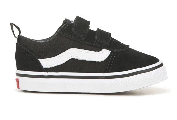NEW Vans Ward V Toddler Boys Shoes Size 7T Black White