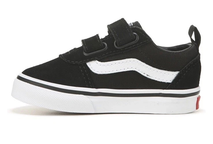 NEW Vans Ward V Toddler Boys Shoes Size 7T Black White