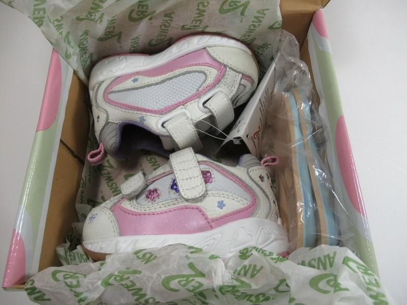 New W/Box Answer 2 Size 4.5 Wide Toddler Baby Therapeutic Orthopedic Pink White