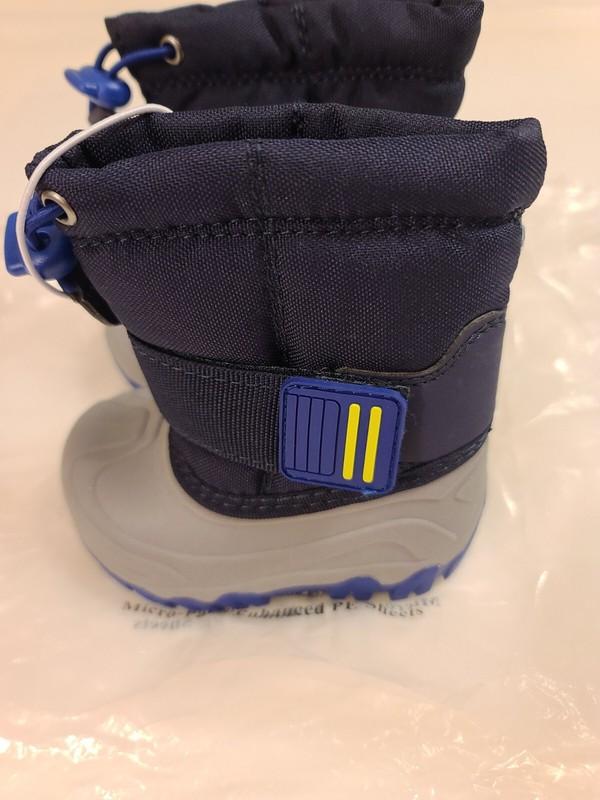 NEW W/O BOX Cat & Jack Toddler Boys' Barrett Winter Boots - Navy/Gray; Size 4