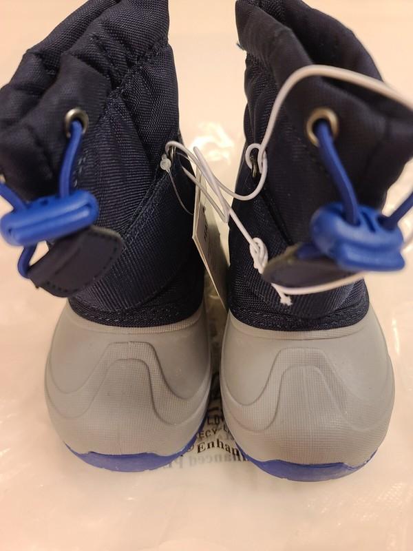 NEW W/O BOX Cat & Jack Toddler Boys' Barrett Winter Boots - Navy/Gray; Size 4