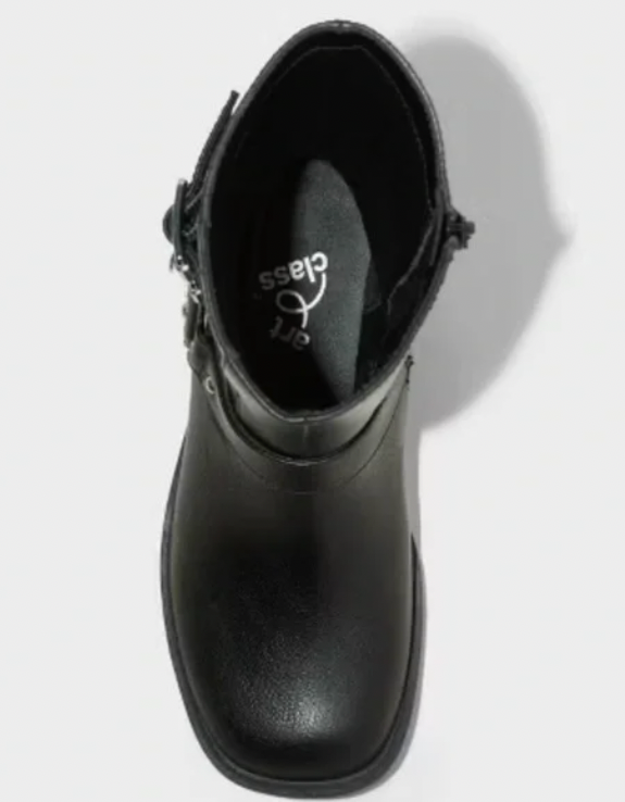 New W Tag Art Class Kids' Girls Dee Black Tall Buckle Boots Pick Your Size