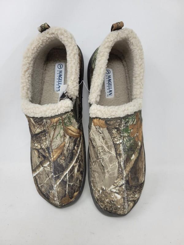New With Tags Magellan Outdoors Realtree Edge Camouflage House Slippers Size 10