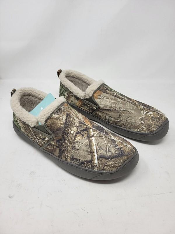 New With Tags Magellan Outdoors Realtree Edge Camouflage House Slippers Size 10