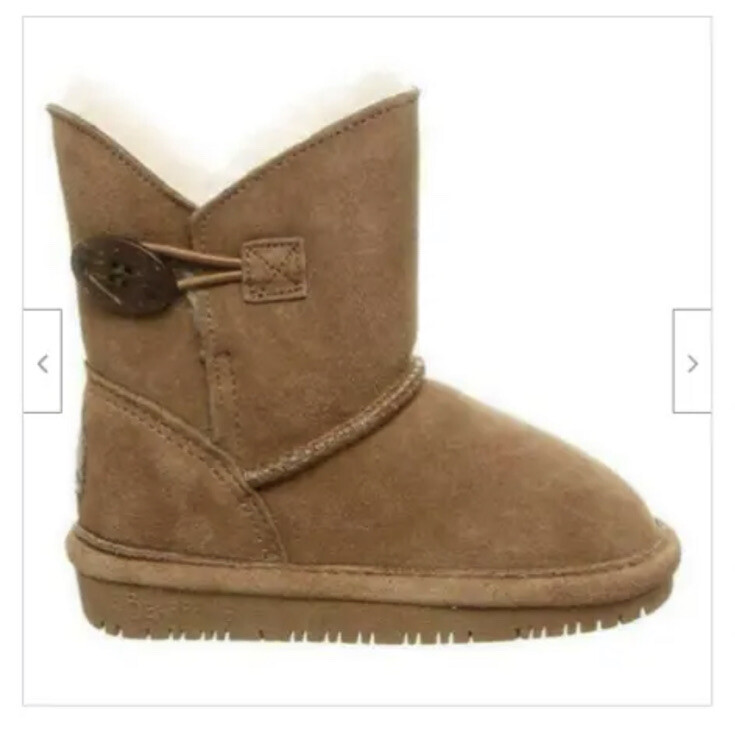 NEW Women Bearpaw Rosie Boot Hickory II Suede 1653W Size 8 Stylish Comfortable