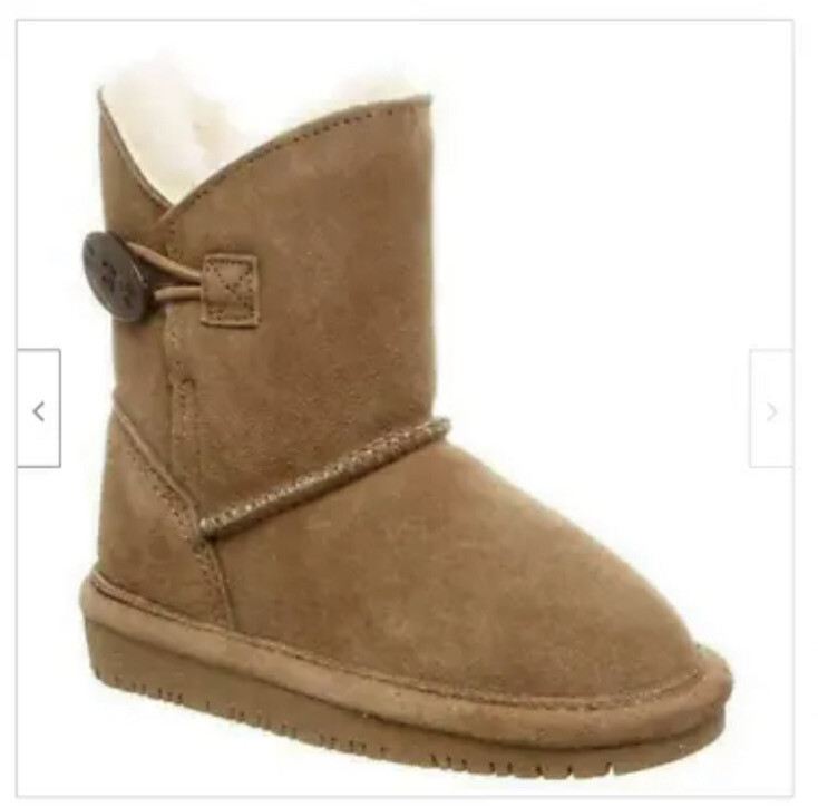 NEW Women Bearpaw Rosie Boot Hickory II Suede 1653W Size 8 Stylish Comfortable