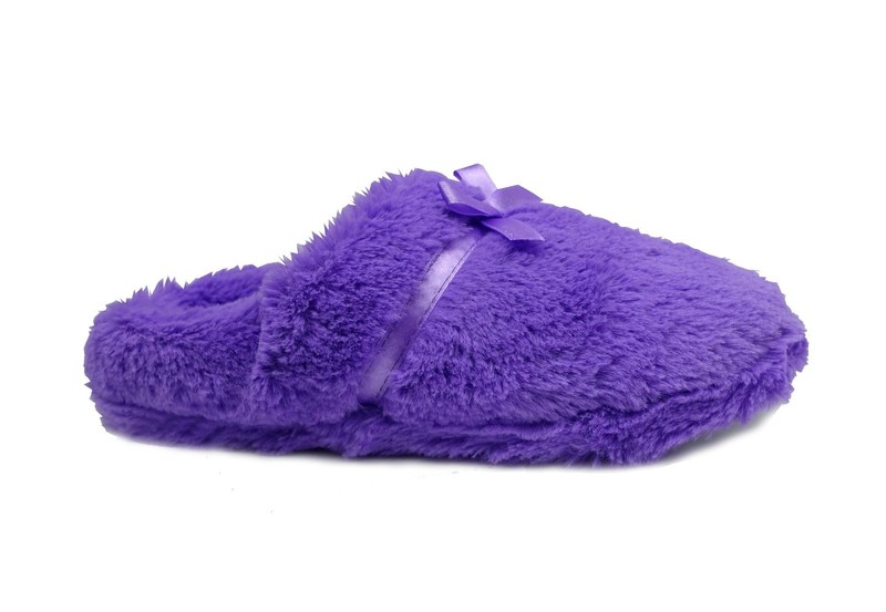 New Women House Slipper Coral Fur Butterfly Bow Slipper Warm Comfortable-304