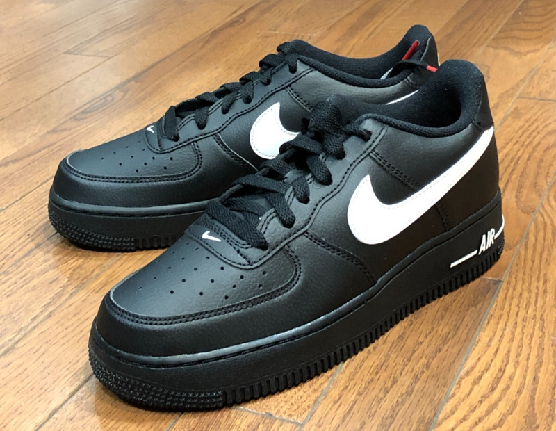 *NEW* Youth Grade-School Nike Air Force 1 (GS) Black/White (HV6359 001)