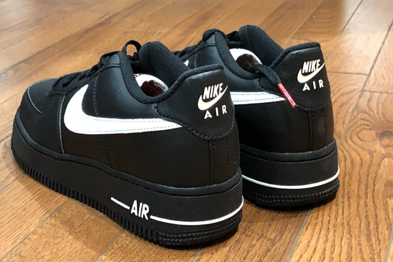 *NEW* Youth Grade-School Nike Air Force 1 (GS) Black/White (HV6359 001)