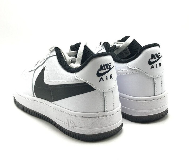 *NEW* Youth Grade-School Nike Air Force 1 LV8 (GS) White / Black (FQ4118 100)