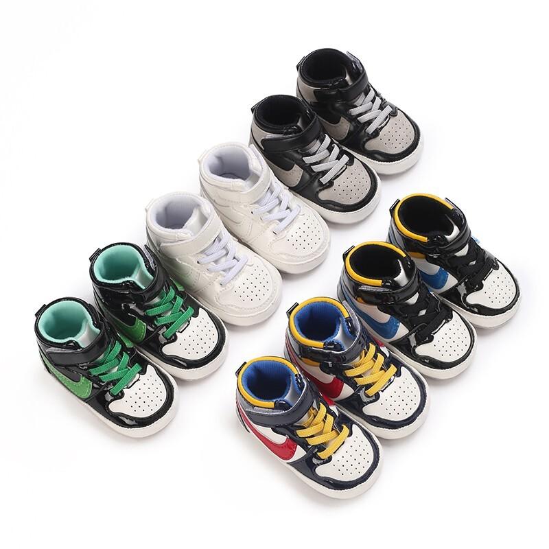 Newborn Baby Crib Shoes Boy Girl Sneakers Toddler PreWalker First Trainers 0-18M