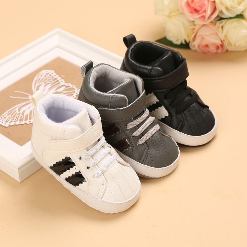 Newborn Baby Crib Shoes Boy Girl Sneakers Toddler PreWalker First Trainers 0-18M