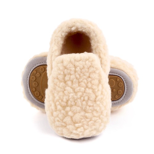 Newborn Infant Baby Boy Girl Slip On Pram Shoes Toddler Pre-Walker Casual Shoes