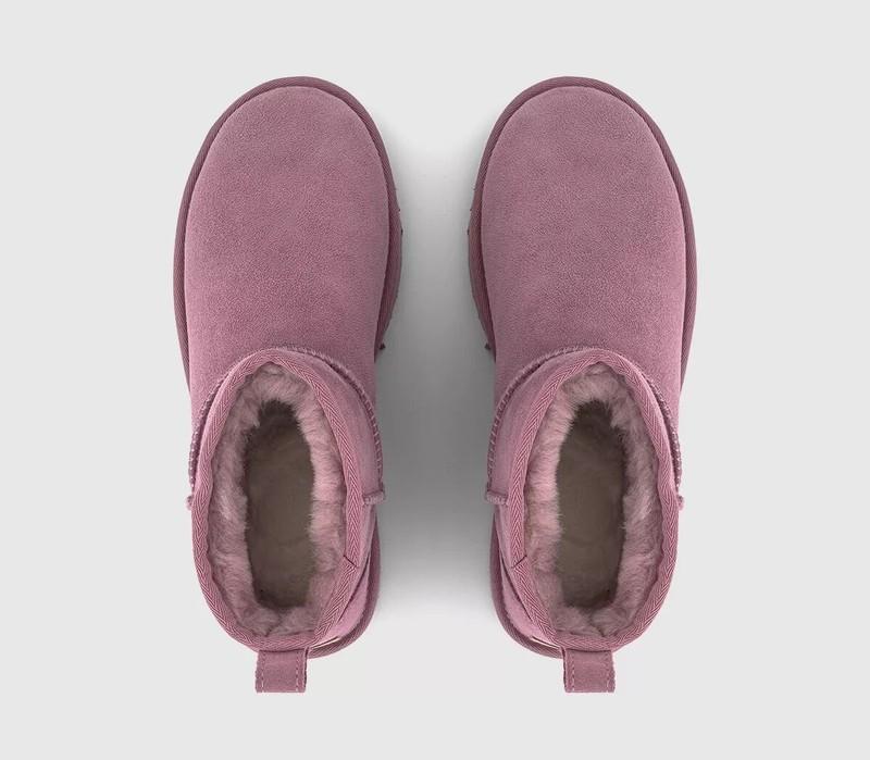 NIB 100% Authentic UGG Classic Ultra Mini Dusty Orchid 1116109 Women's Boots