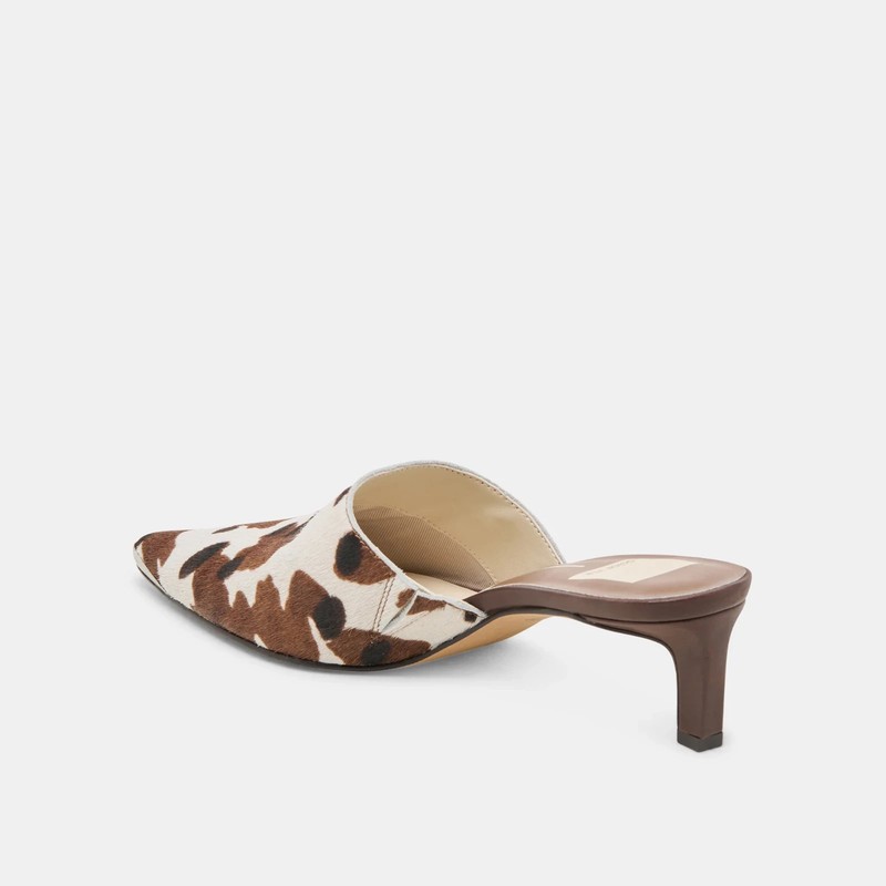 NIB Dolce Vita Women's Lexy Claf Hair Heels In Cocoa