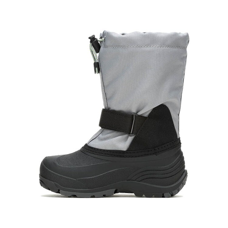 NIB Kamik Waterbug 5 Boys Girls Winter Snow Boots Gray Black Size 2