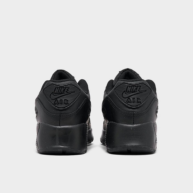 NIB Little Kid Nike Air Max 90 CD6867 001 Black/Black/White/Black