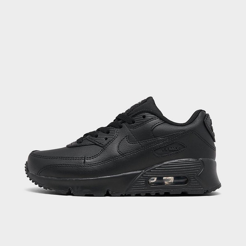 NIB Little Kid Nike Air Max 90 CD6867 001 Black/Black/White/Black