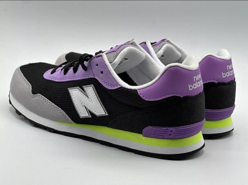 NIB New Balance Girls 515 V1 GC515WH1 Black Casual Shoes Sneakers Size 6