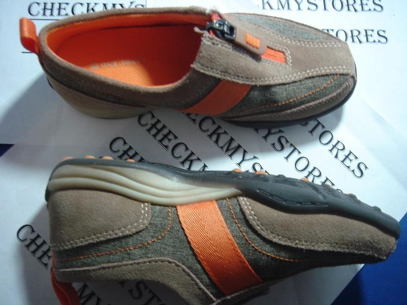 Nib New LANDS' END GIRLS ZIP TREKKER CAMEL ORANGE SZ 11 YOUTH
