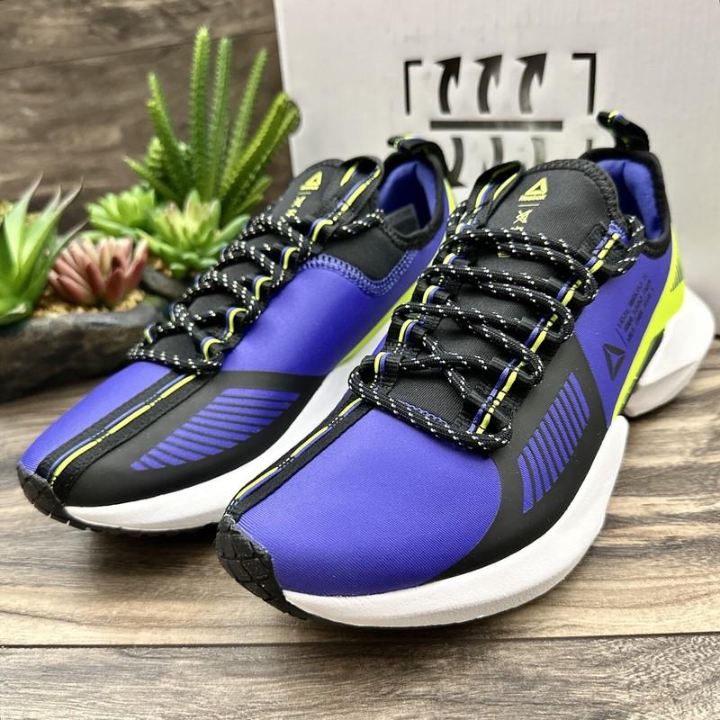 NIB Reebok Sole Fury TS 7.5 Running Shoes Cross Trainer Ultra Purple Neon Lime