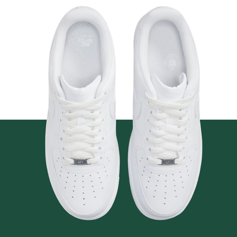 Nike Air Force 1 '07 White Low Sneakers Unisex Comfort Fit Everyday Shoes