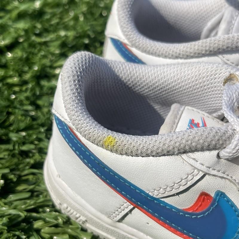 Nike Air Force 1 Low "3D Glasses" Toddler Shoes Sneaker AF1 10C White CJ7161-100