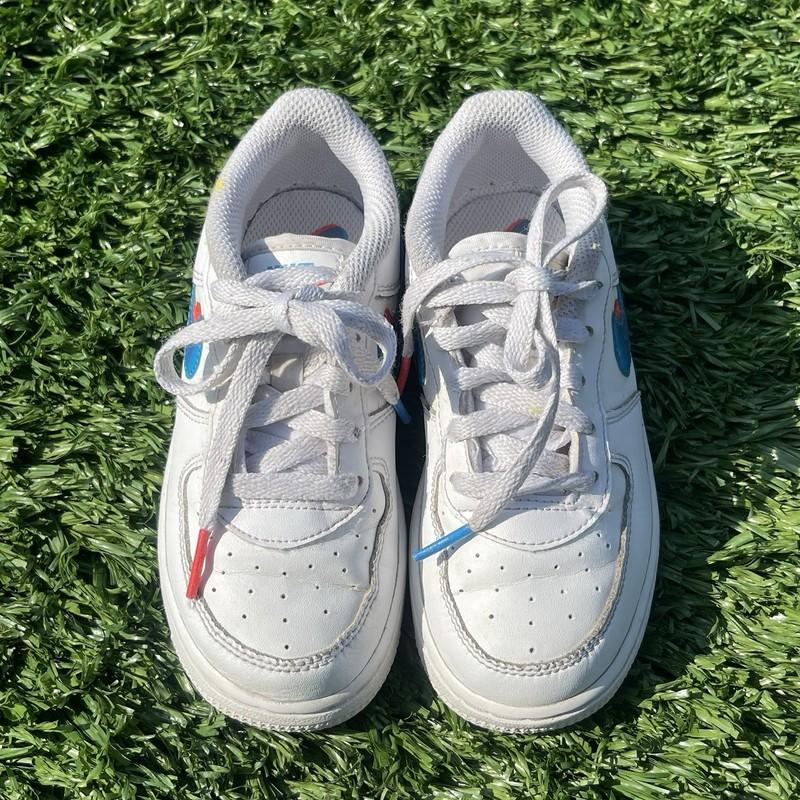 Nike Air Force 1 Low "3D Glasses" Toddler Shoes Sneaker AF1 10C White CJ7161-100