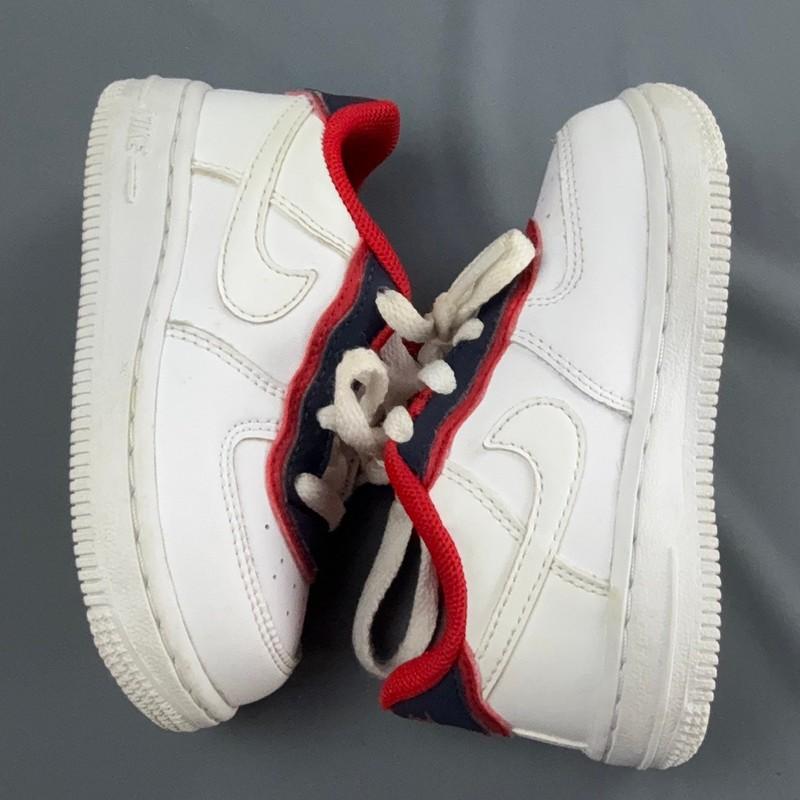 Nike Air Force 1 Low Toddler 6C White Red Navy BV1086-101 Classic Sneakers