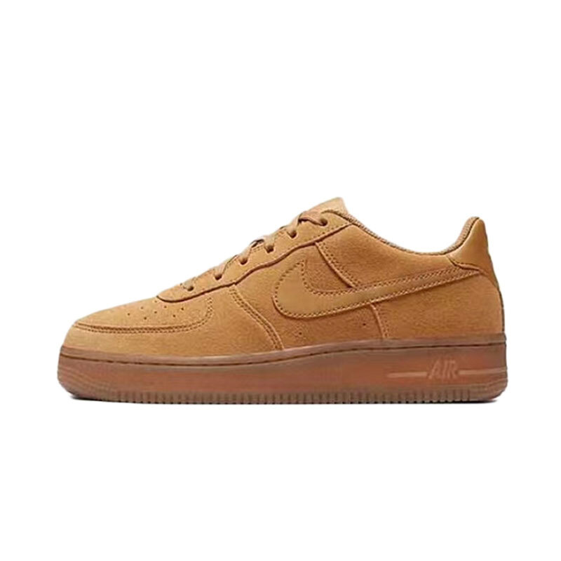 NIKE Air Force 1 LV8 3 Shoes Low GS Cut Sneaker Brown BQ5485-700