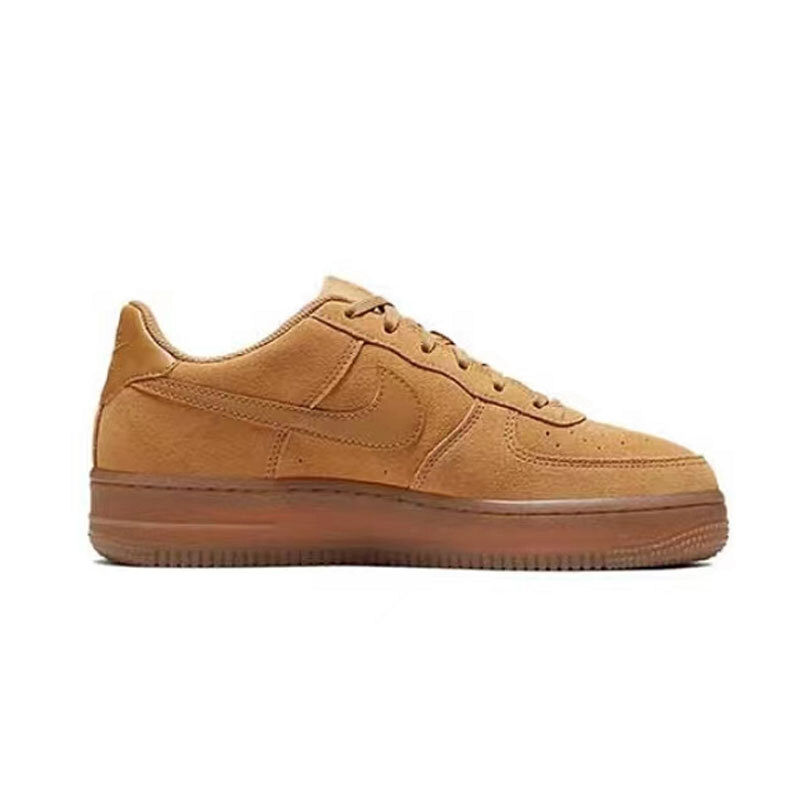NIKE Air Force 1 LV8 3 Shoes Low GS Cut Sneaker Brown BQ5485-700