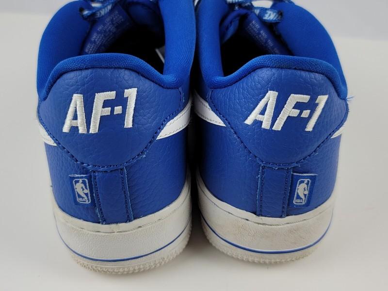 Nike Air Force 1 Size 7Y Youth Statement Game NBA Blue Low Tops AF1 VG Condition