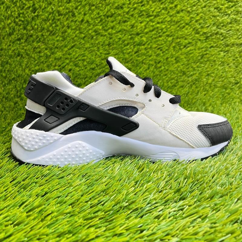 Nike Air Huarache Run Boys Size 6.5Y White Black Athletic Running Shoes Sneakers