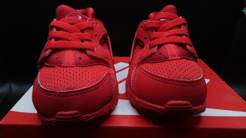 Nike Air Huarache Run TD RED Sneakers Shoes Toddler Baby 5C