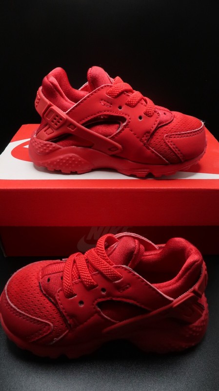 Nike Air Huarache Run TD RED Sneakers Shoes Toddler Baby 5C
