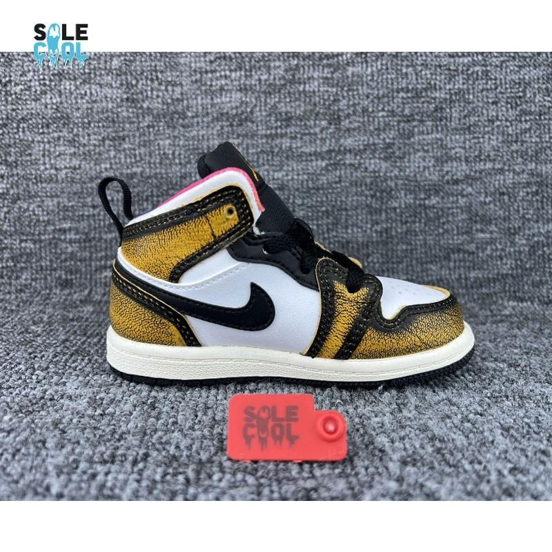 Nike Air Jordan 1 AJ1 Mid "Wear Away" (Td) TODDLERS Sneakers DQ8420-071