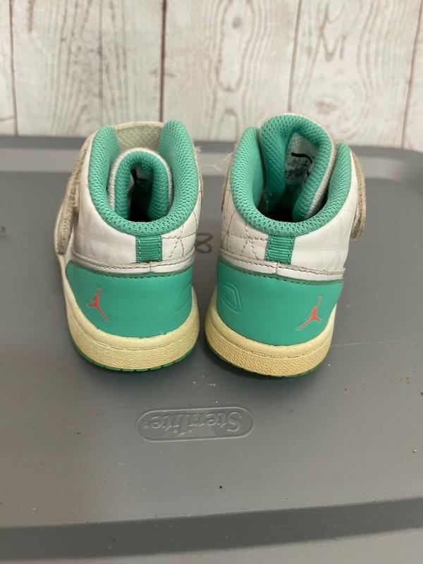 Nike Air Jordan 1 Flight 3 Athletic Shoes 718074-100 Sneakers Teal/White Sz 10C