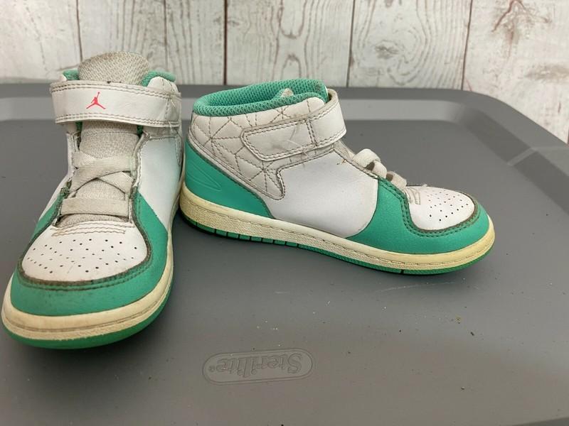 Nike Air Jordan 1 Flight 3 Athletic Shoes 718074-100 Sneakers Teal/White Sz 10C