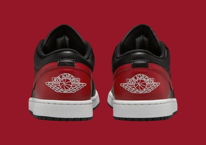 Nike Air Jordan 1 Low Bred Black Red White 553558-067 Men's Or GS Shoes NEW