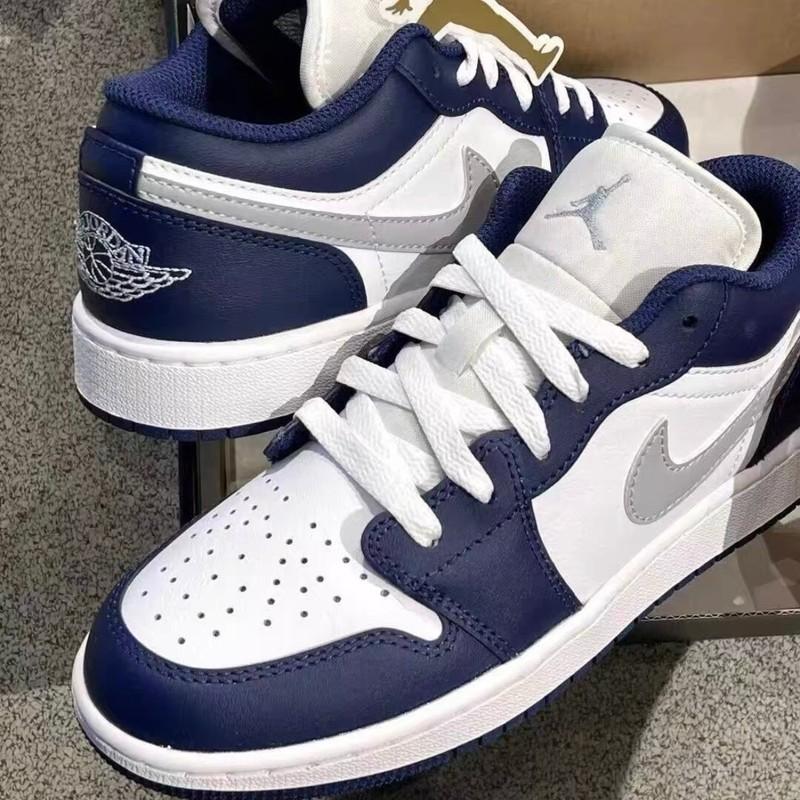 Nike Air Jordan 1 Low OG "White Blue" Men's Shoes