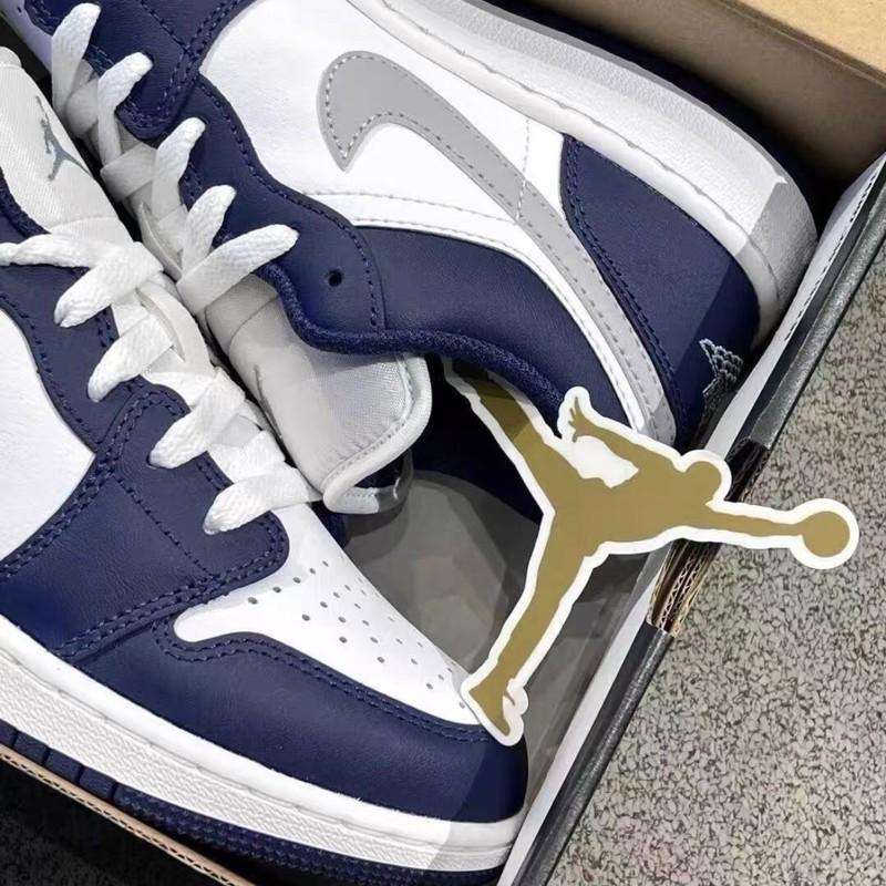 Nike Air Jordan 1 Low OG "White Blue" Men's Shoes