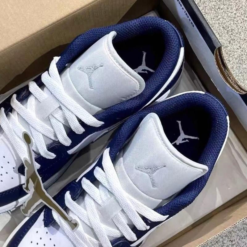 Nike Air Jordan 1 Low OG "White Blue" Men's Shoes