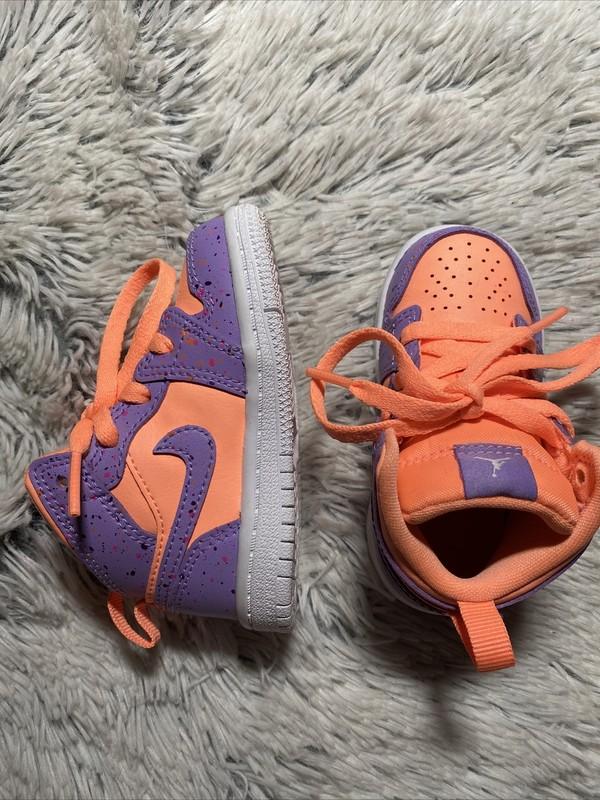Nike Air Jordan 1 Mid SE TD AV5172-800 Toddler Size 5c Worn Once