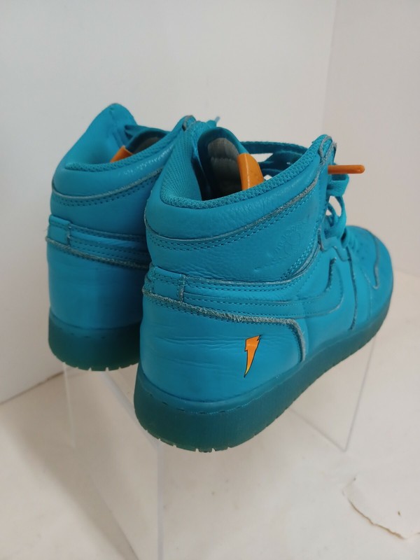 Nike Air Jordan 1 Retro Hi OG G8RD GS 'Blue Lagoon' AJ6000-455 Youth Size 6.5Y