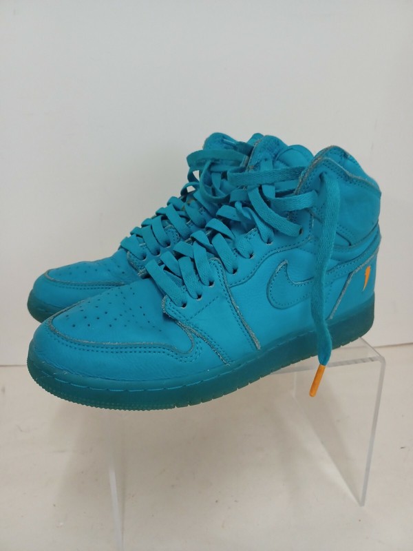 Nike Air Jordan 1 Retro Hi OG G8RD GS 'Blue Lagoon' AJ6000-455 Youth Size 6.5Y